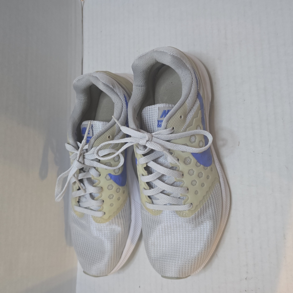 Nike White and Blue Running Shoes